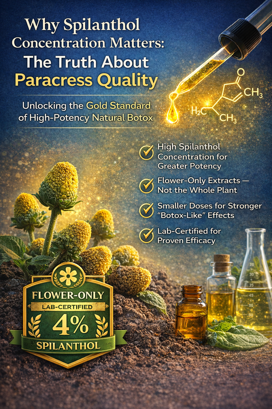 Not All Paracress is Created Equal: Why the Secret to Natural Lifting Lies in the Percentage