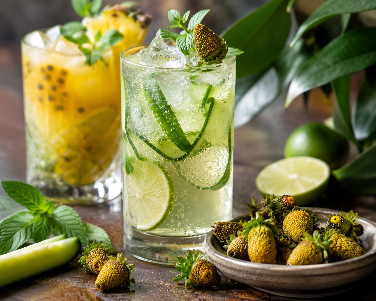 Buzz Button Mocktails: Alcohol-Free Botanical Drink Ideas